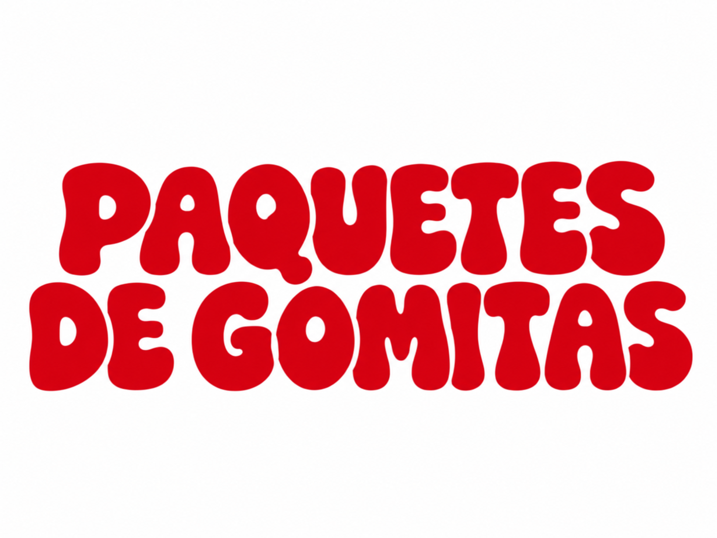 Paquete de gomitas