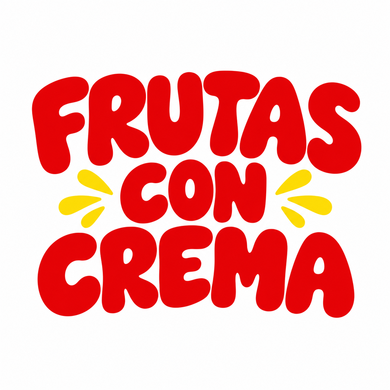 Frutas con crema