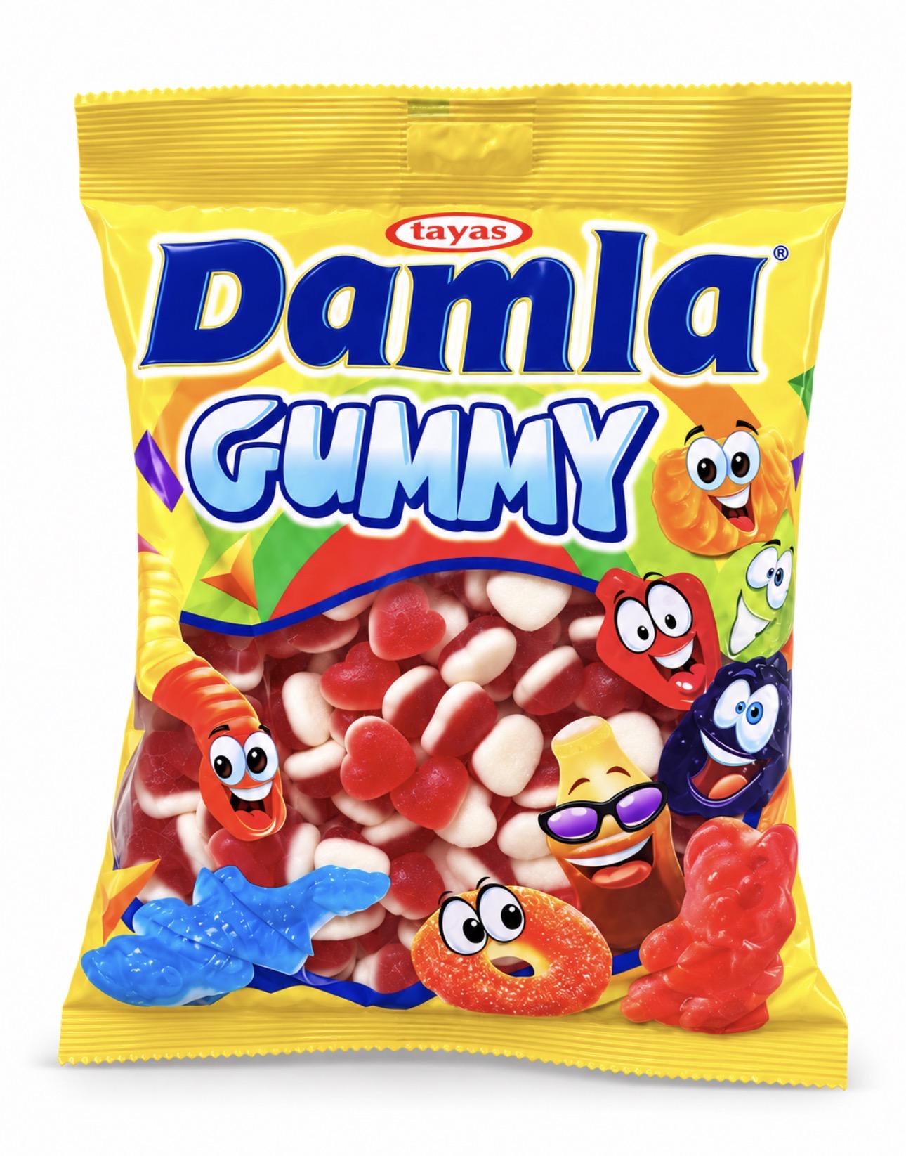 Gomita corazón 250 unidades