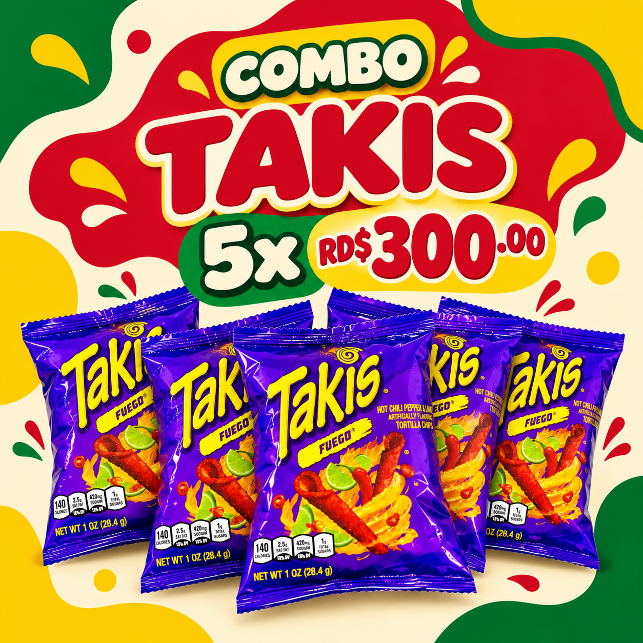 Combo Takis 1oz