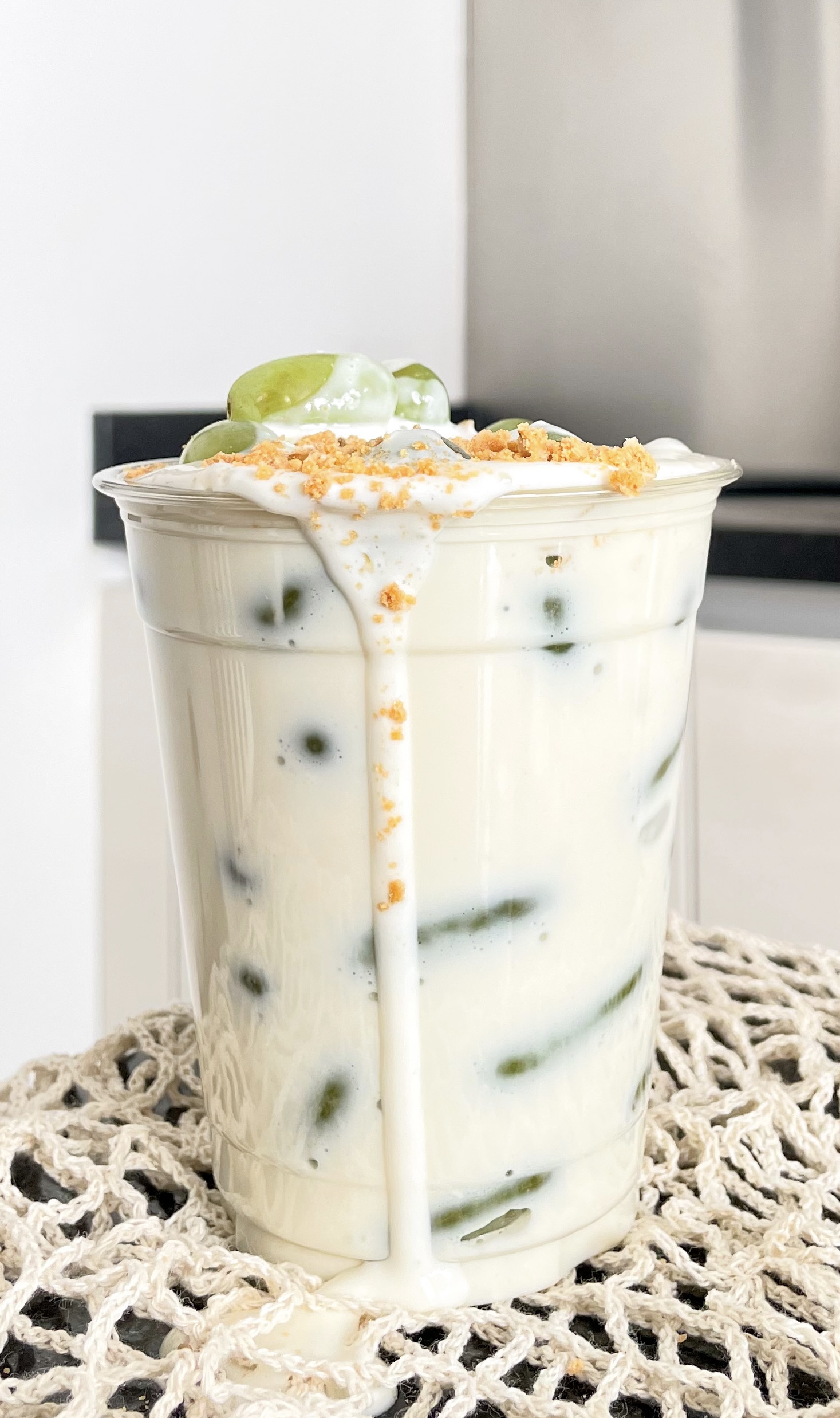 Frutas con crema